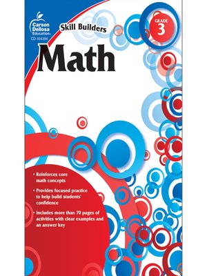cover image of Math, Grade 3